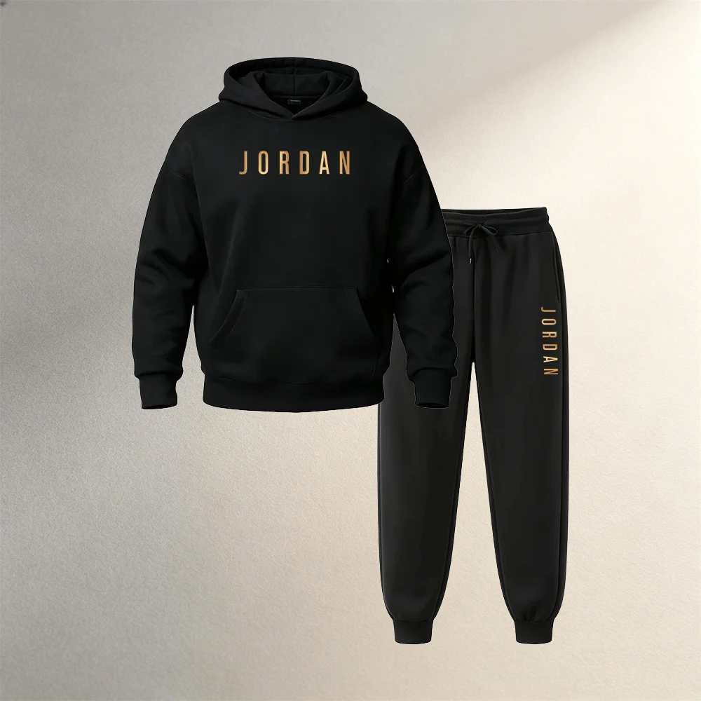 Street Fashion Hoodie - Men's Clothing 2 Piece Pullover Hoodies