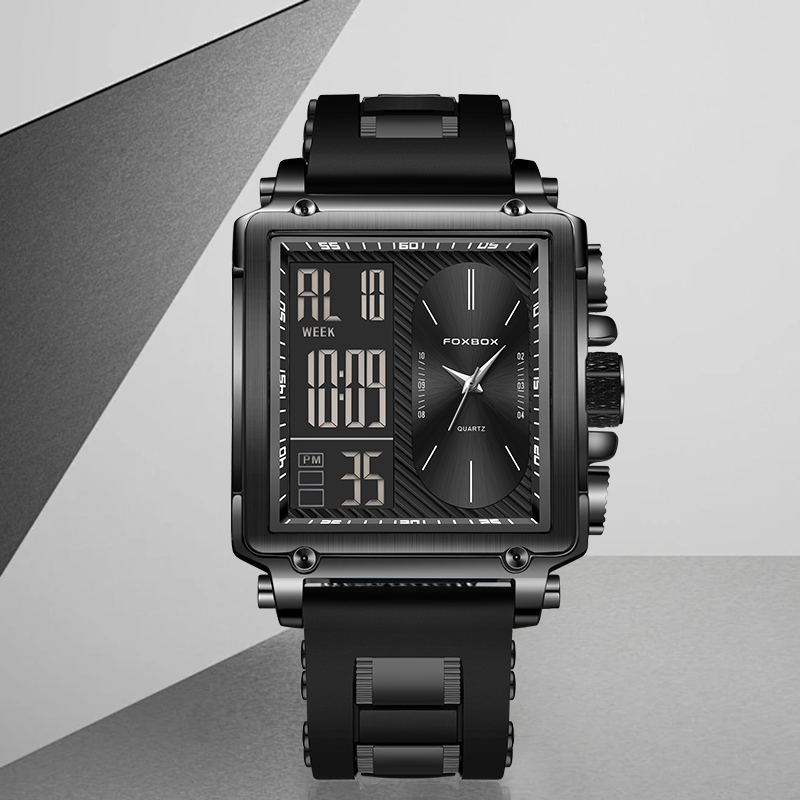 Street Fashion Week - FOXBOX Electronic Man Watch Outdoor Casual