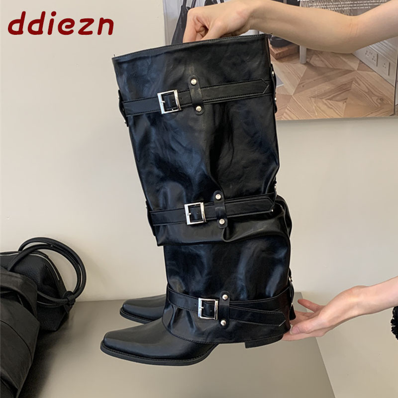 Street Fashion Lady - Black New Autumn Winter Narrow Band