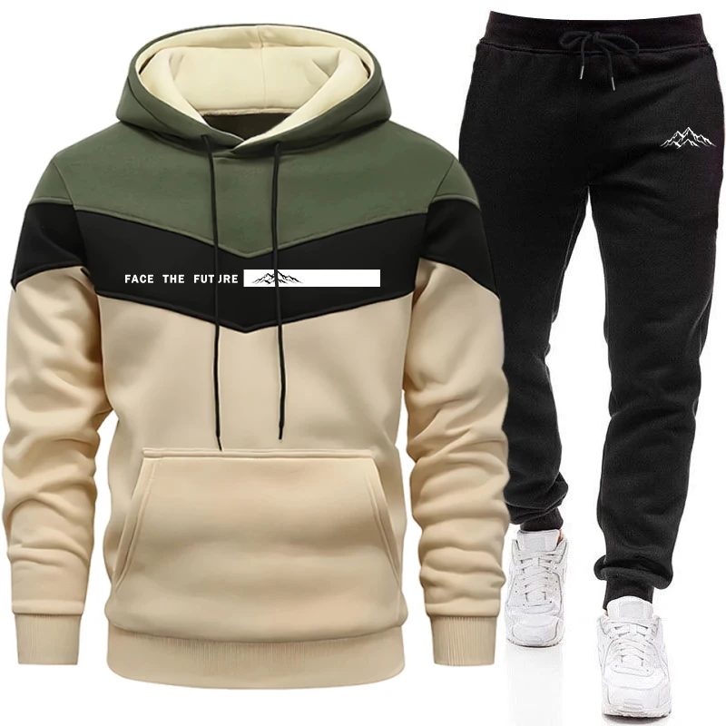 Street Fashion Hoodie - Tracksuit Men's Fashion Casual Hooded Sweatshirt