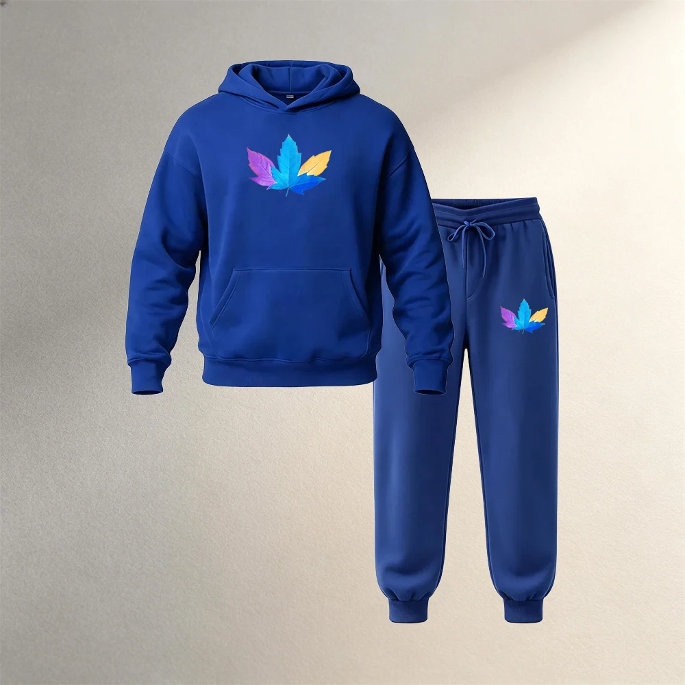 Street Fashion Hoodie - Men's Pullover Hoodies Sets 2 Pieces