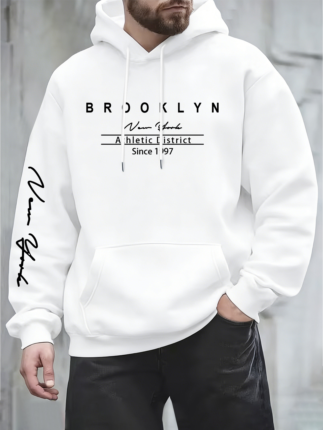Urban fashion men's hoodie on  - огляд і ціна Street Fashion New York