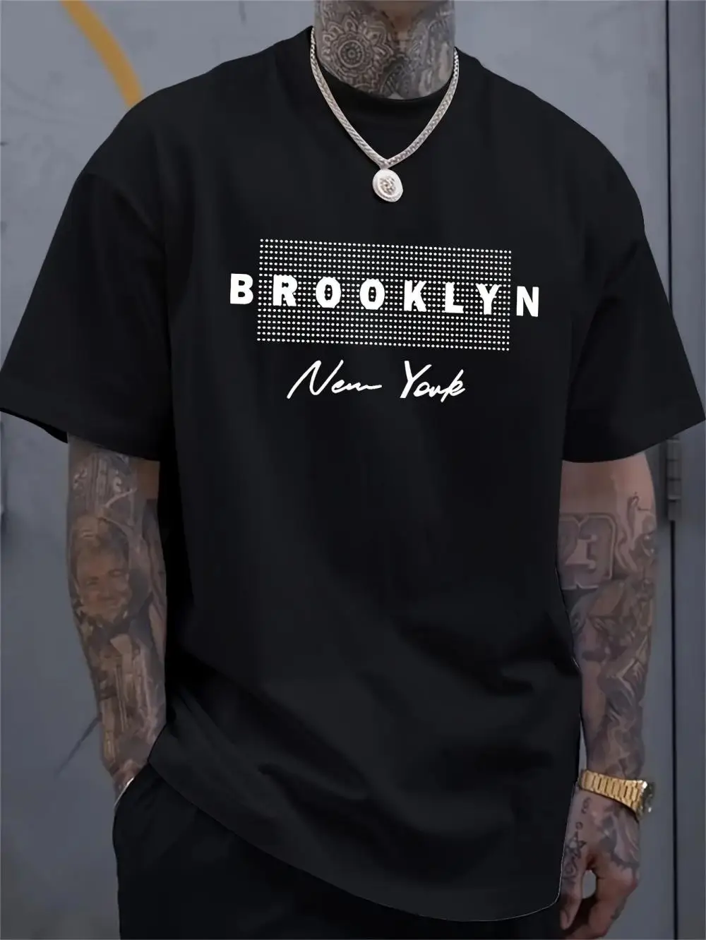 Men's New York Letter Printed  - огляд і ціна Street Fashion New York