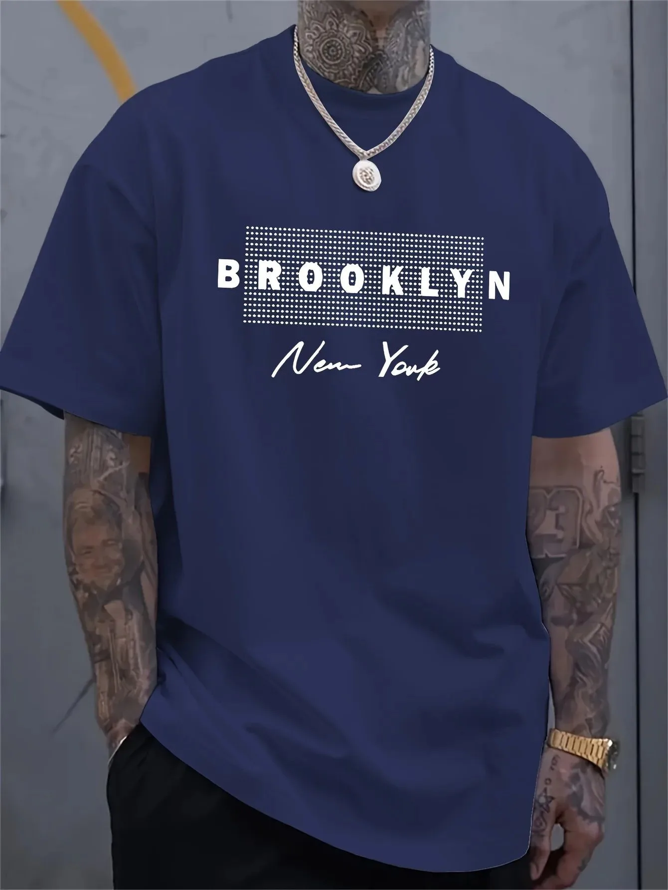 Men's New York Letter Printed  - огляд і ціна Street Fashion New York