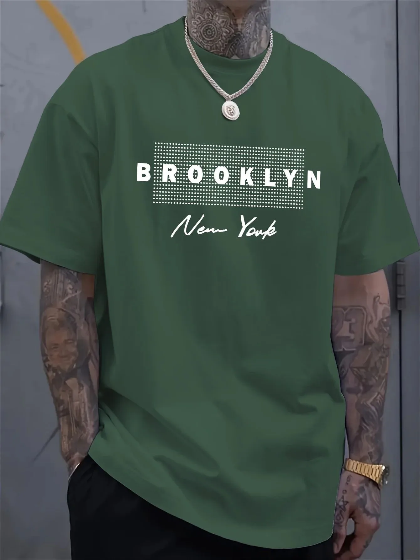 Men's New York Letter Printed  - огляд і ціна Street Fashion New York