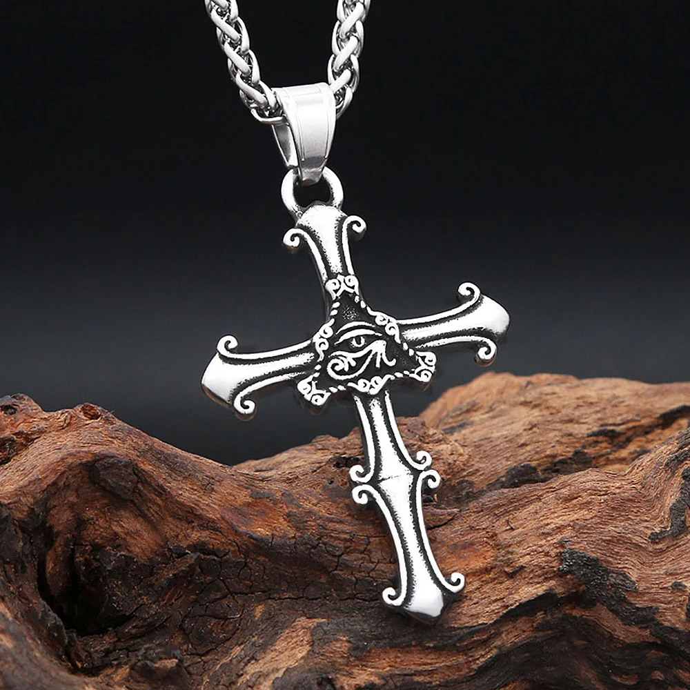 Gothic All Seeing Eye Cross Pe - огляд і ціна Street Fashion Egypt