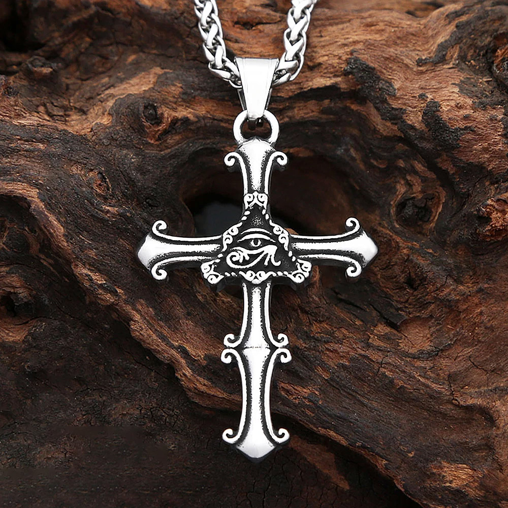 Gothic All Seeing Eye Cross Pe - огляд і ціна Street Fashion Egypt