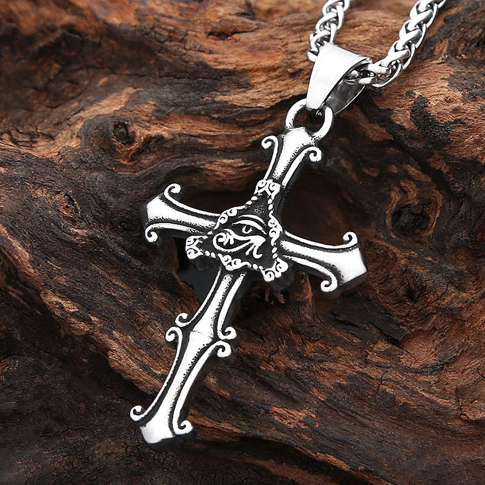 Gothic All Seeing Eye Cross Pe - огляд і ціна Street Fashion Egypt