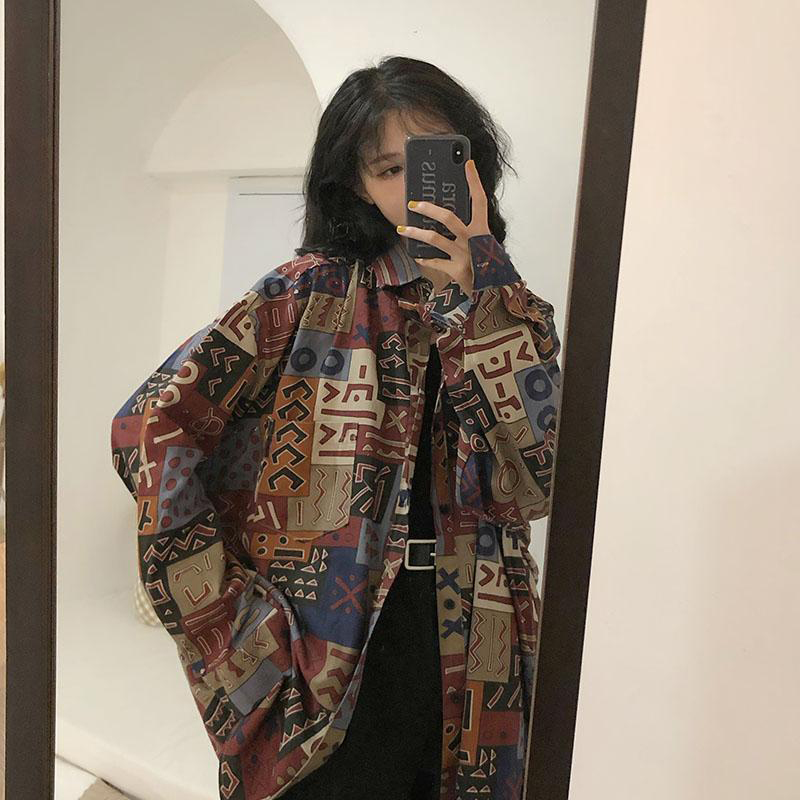 Vintage Harajuku Women Blouses - огляд і ціна Street Fashion Korea