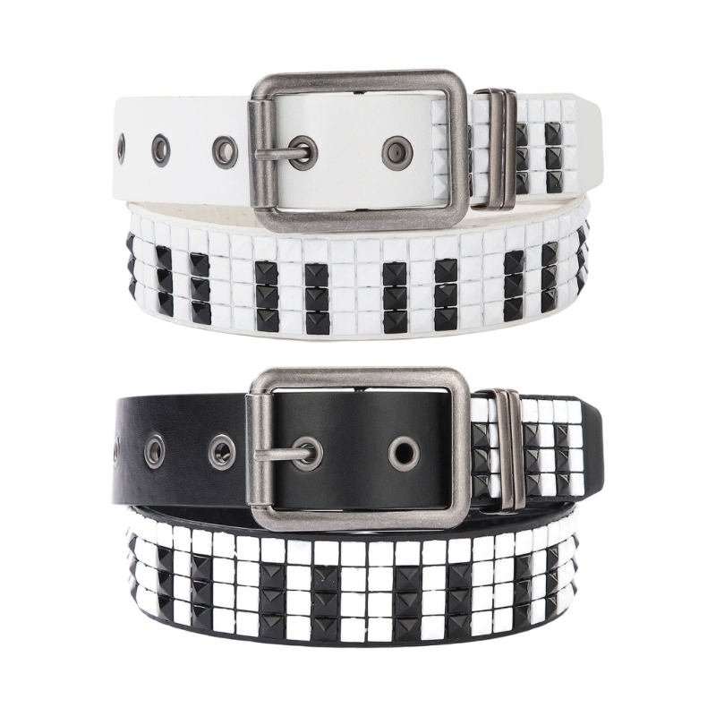 Piano Rivets Decorative Belt W - огляд і ціна Street Fashion Reference