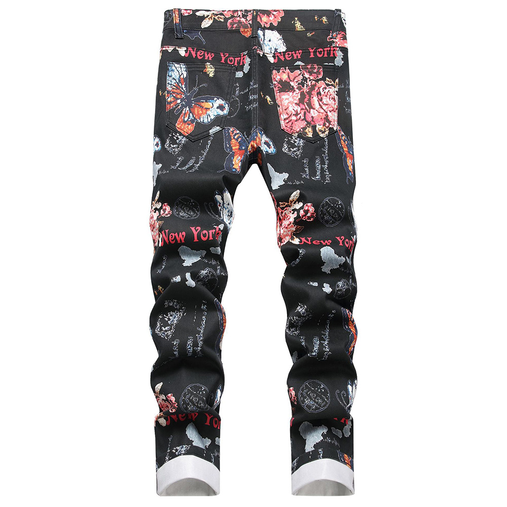 Men Digital Print Jeans Fashio - огляд і ціна Street Fashion New York