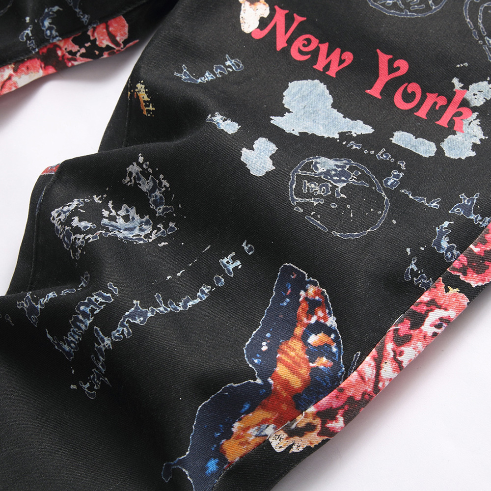 Men Digital Print Jeans Fashio - огляд і ціна Street Fashion New York