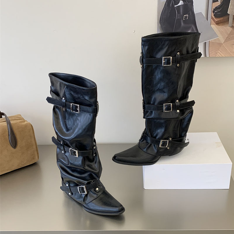 Black New Autumn Winter Narrow - огляд і ціна Street Fashion Lady