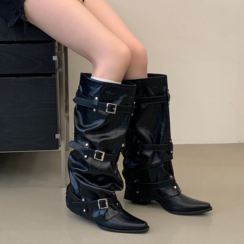 Black New Autumn Winter Narrow - огляд і ціна Street Fashion Lady
