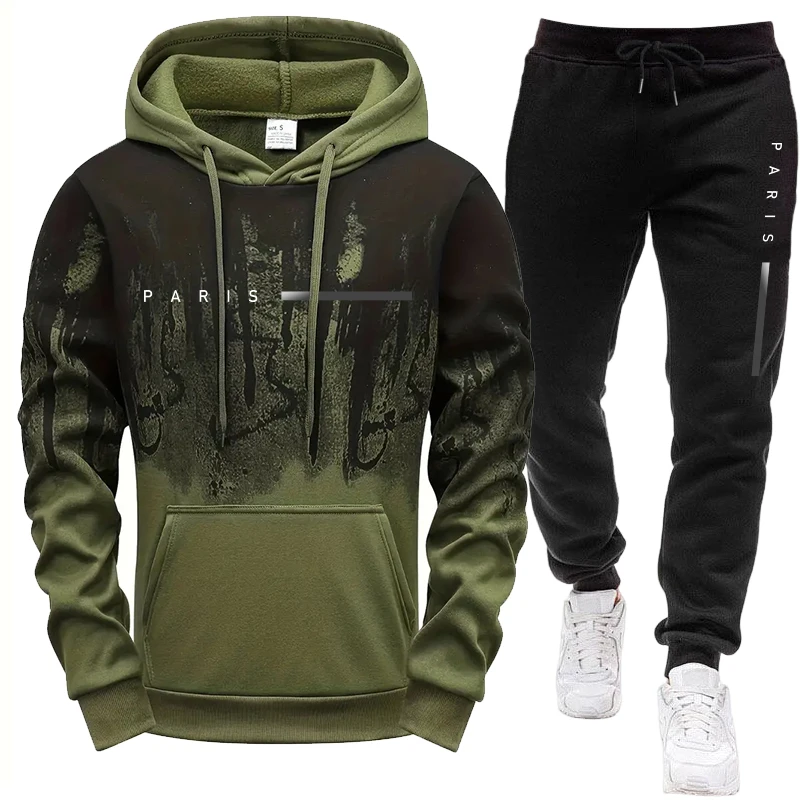Men's Set/Hoodie/Pants Paris N - огляд і ціна Street Fashion Hoodie