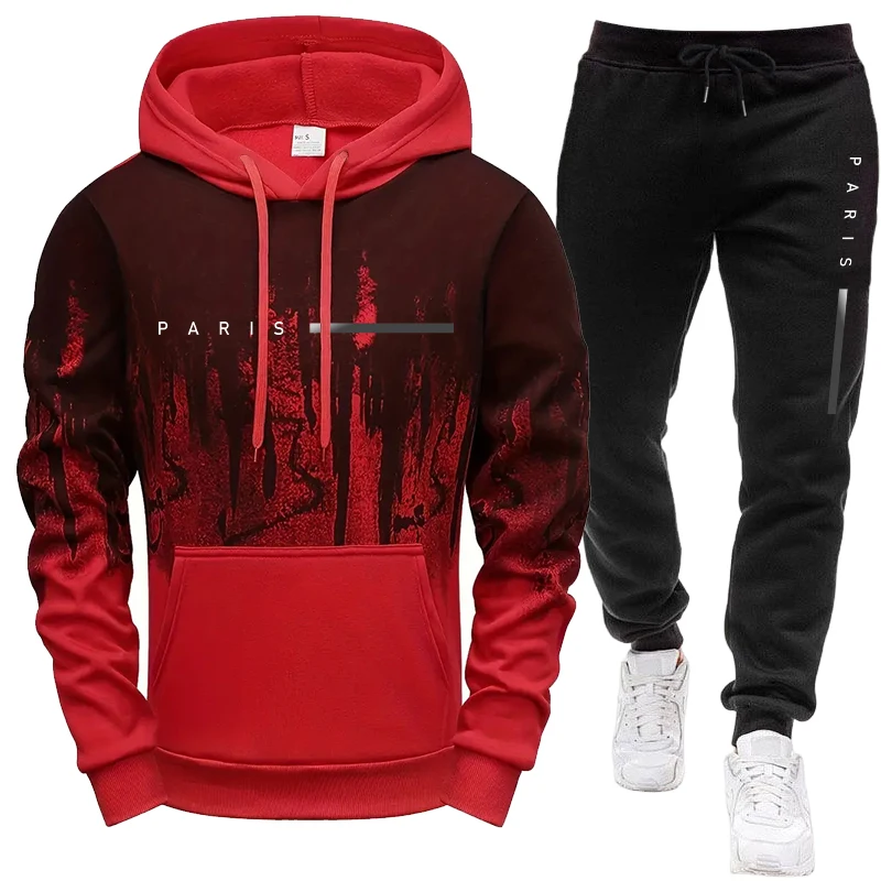 Men's Set/Hoodie/Pants Paris N - огляд і ціна Street Fashion Hoodie