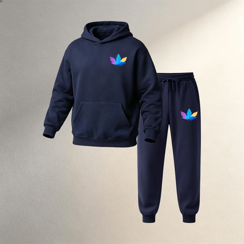 Men Clothing Sets Pullover 2Pc - огляд і ціна Street Fashion Hoodie