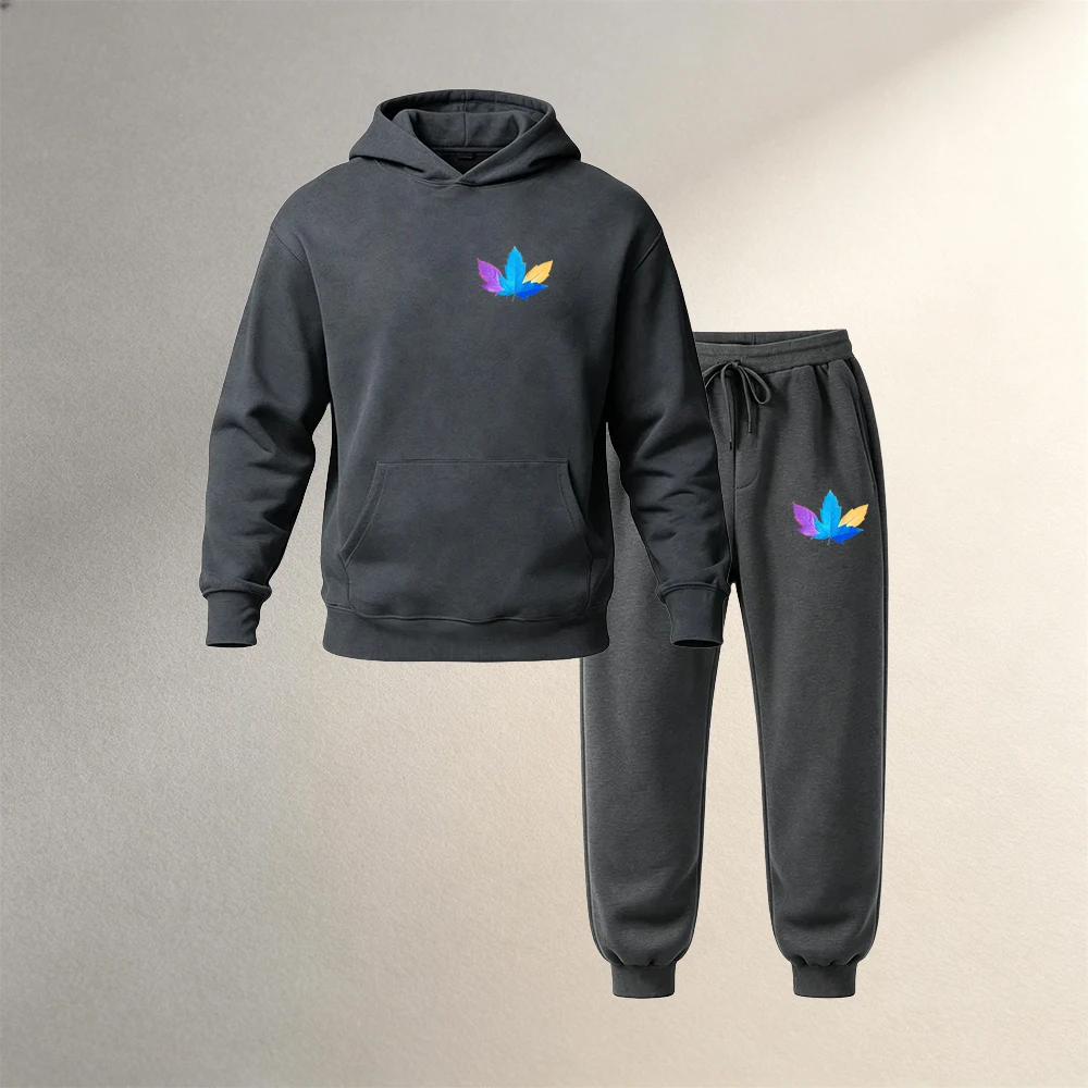 Men Clothing Sets Pullover 2Pc - огляд і ціна Street Fashion Hoodie