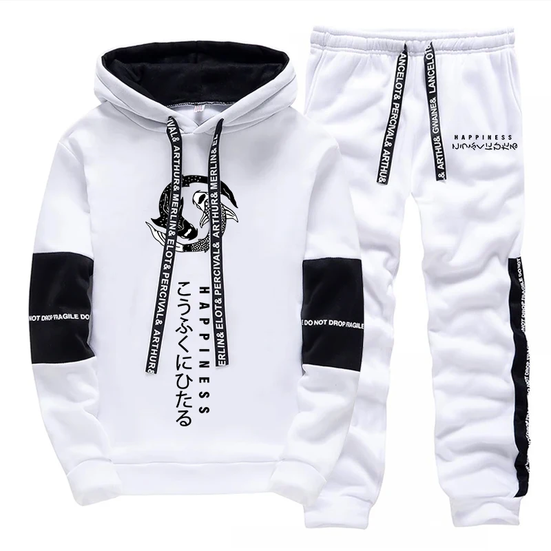 Fashion Men's Tracksuit Print  - огляд і ціна Street Fashion Hoodie