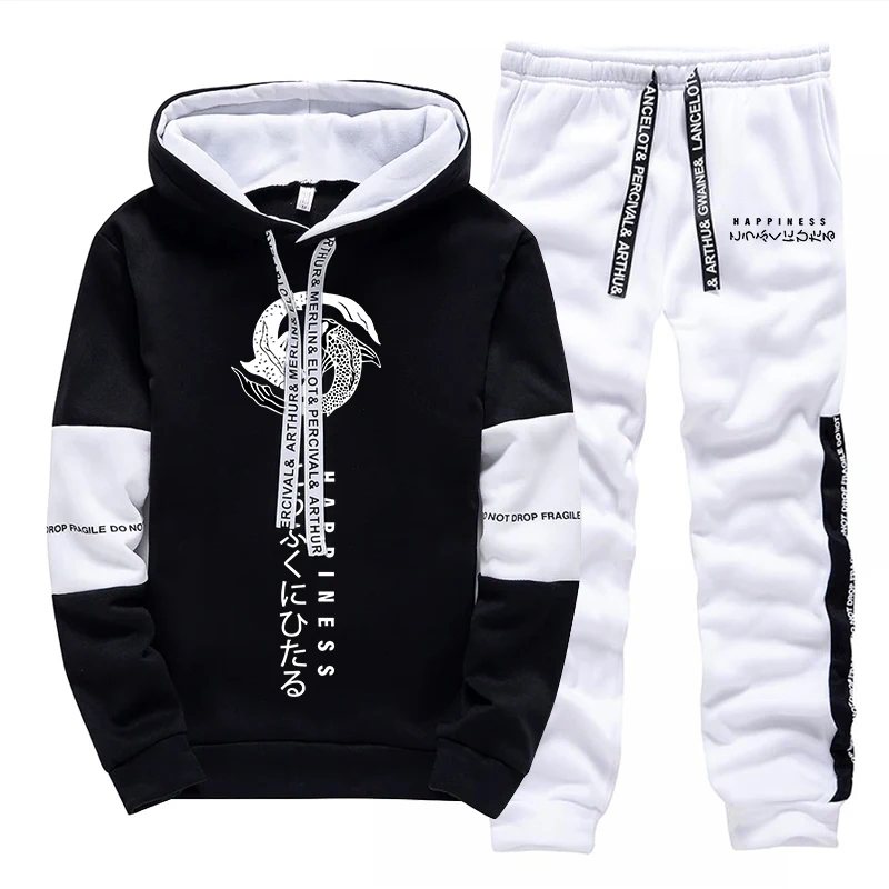 Fashion Men's Tracksuit Print  - огляд і ціна Street Fashion Hoodie