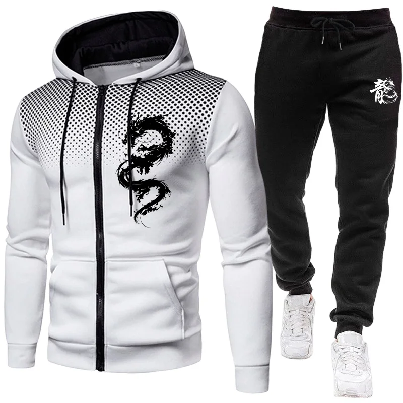 Men's Paris Dragon Pattern Fas - огляд і ціна Street Fashion Hoodie