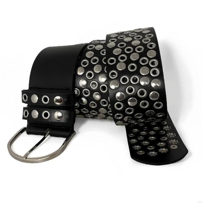 Punk Rivet Studded Belt with F - огляд і ціна Street Fashion Reference