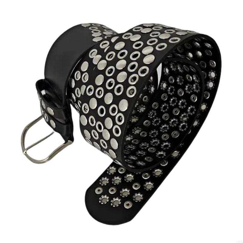 Punk Rivet Studded Belt with F - огляд і ціна Street Fashion Reference