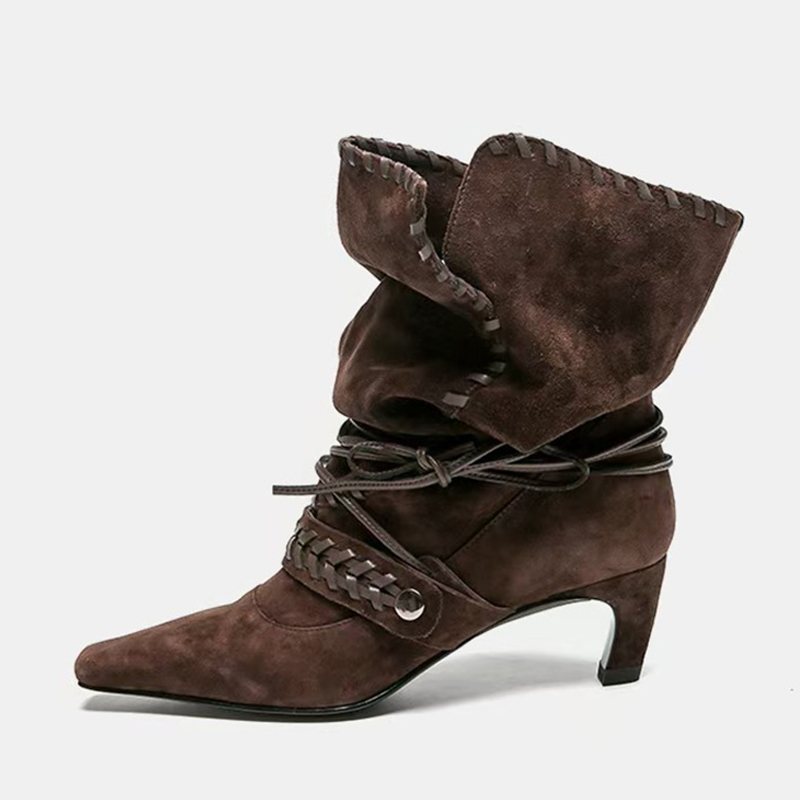 Liyke Autumn Winter Brown Sued - огляд і ціна Street Fashion Lady