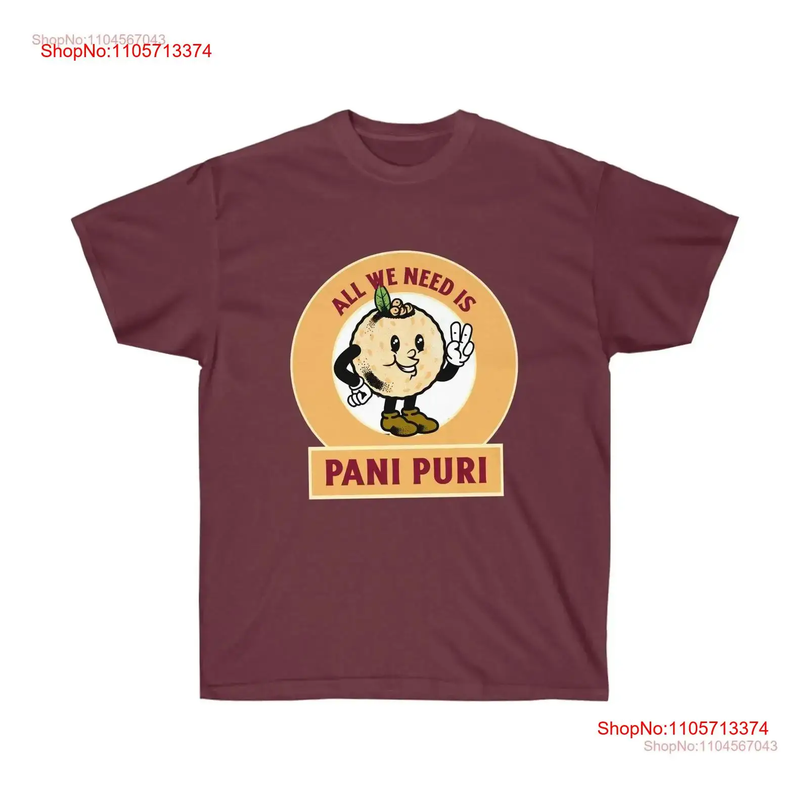 Pani Puri T Shirt Desi Taste o - огляд і ціна Street Fashion India