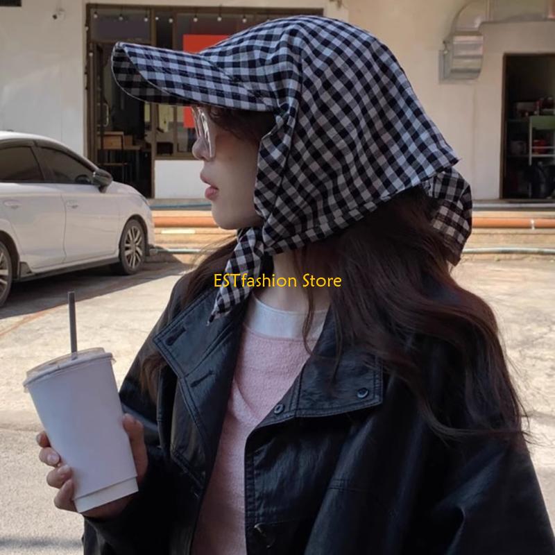Y5GC Korean Styles Plaids Head - огляд і ціна Street Fashion Reference