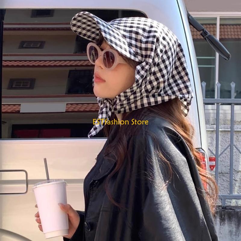 Y5GC Korean Styles Plaids Head - огляд і ціна Street Fashion Reference