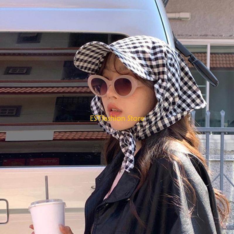 Y5GC Korean Styles Plaids Head - огляд і ціна Street Fashion Reference