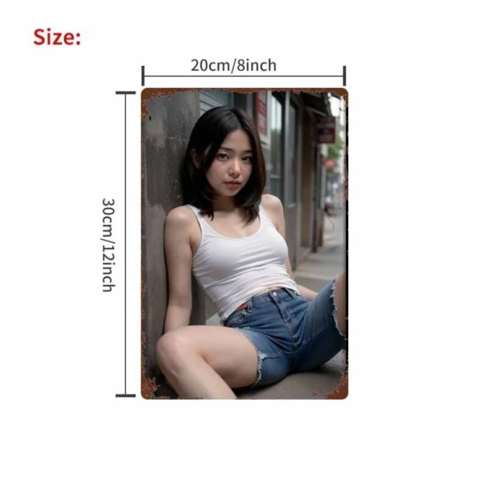 New Trendy HD Metal Wall Art - - огляд і ціна Asian Street Fashion Girls