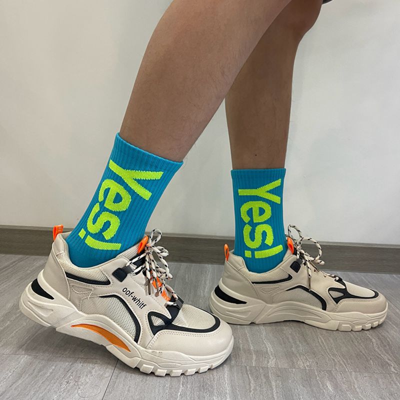 5 Pairs 'Yes!' Mid Crew Socks  - огляд і ціна Street Fashion Youtube