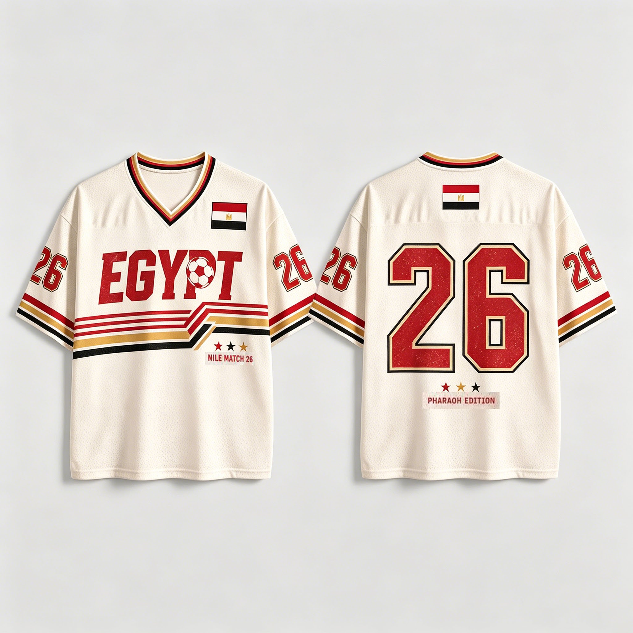 2026 Egypt jersey retro V-neck - огляд і ціна Street Fashion Egypt