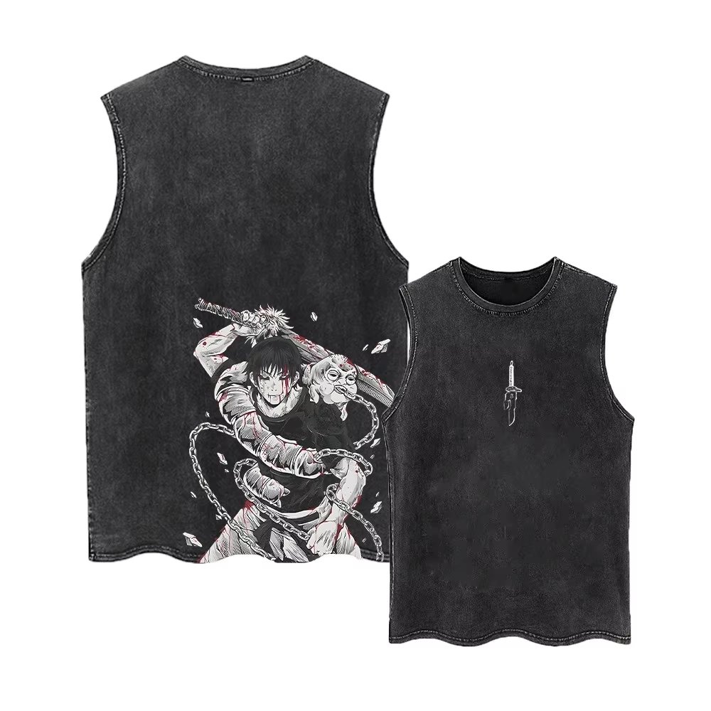 2026 Jujutsu Kaisen Summer Gym - огляд і ціна Street Fashion Vest