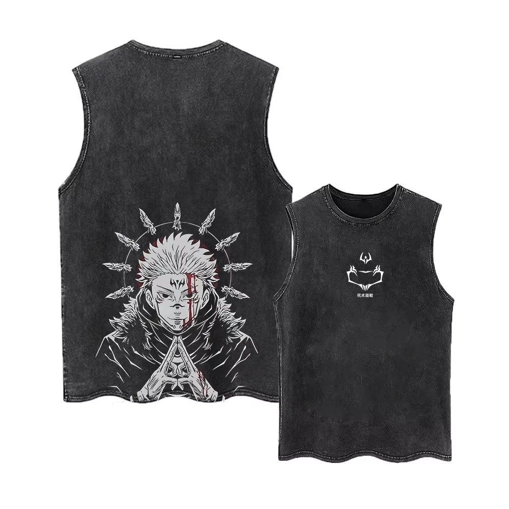 2026 Jujutsu Kaisen Summer Gym - огляд і ціна Street Fashion Vest